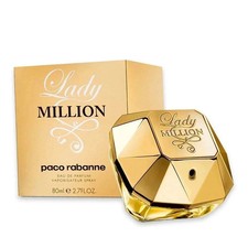 Lady Million Eau de Parfum 80ml EDP Spray New & Sealed in Box Free shipping  (UK
