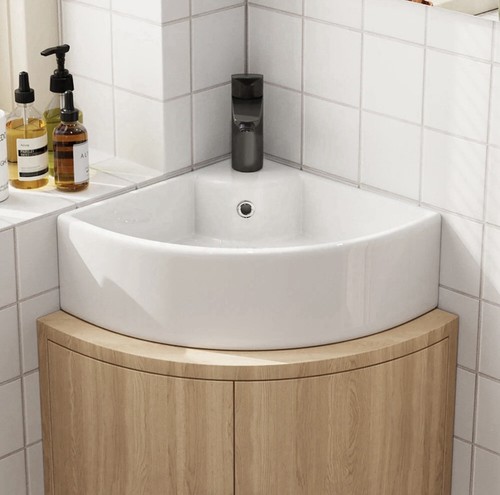 Ceramic corner basin - ceramic,