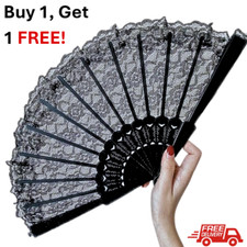 Lace Folding Fan Hand Held