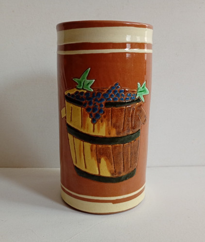 Vintage decorated terracotta - vintage,