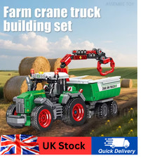 Green Farm Crane Truck Tractor