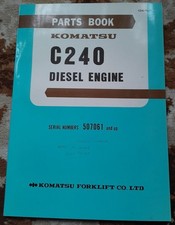 Komatsu Parts Book C240 Diesel
