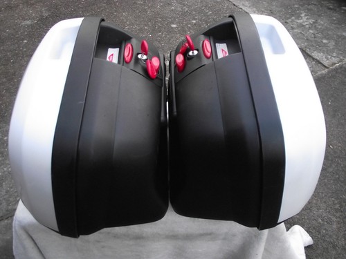 Givi v35 panniers white - panniers,