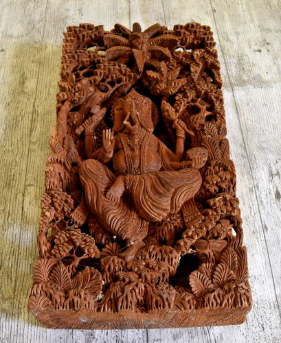 Wooden ganesha statue hand - wooden,
