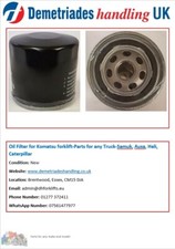 Oil Filter for Komatsu