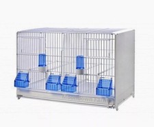 Double Breeding Cage 58cm Italian Stackable Cage For Canary, Finch , Small Birds
