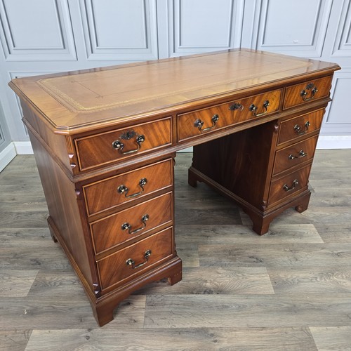 Vintage twin pedestal - pedestal, desk