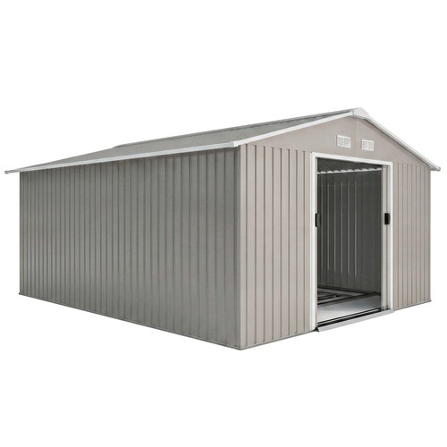 Outsunny 11ft garden shed - garden,
