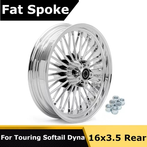 16x3 fat spoke rear wheel - 16x3.5,
