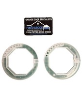 PAIR of 70mm Collar Rings Octagonal Roller Garage Door Shutter Barrel for 77mm