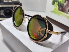 Steampunk Sunglasses 50s Round