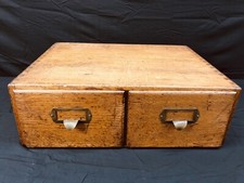 Antique 2 Drawer Wooden