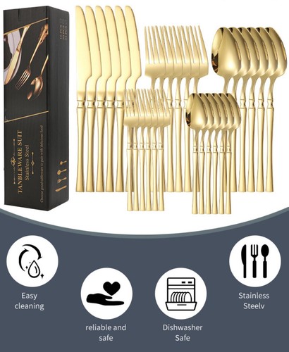Luxury cutlery set - , stainless