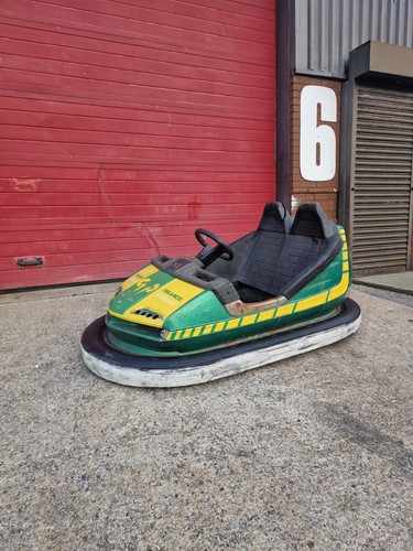 Vintage fairground dodgem car - vintage,