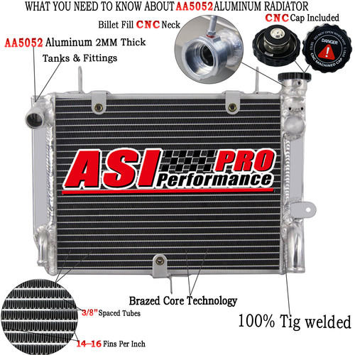 Aluminium radiator for - aluminium,