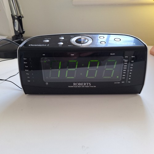 Roberts radio alarm clock - clock, with