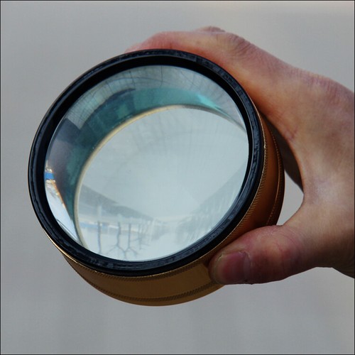 Desk loupe magnifying glass - 3x,