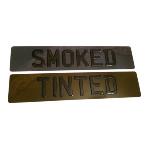 Tinted number plates gel - number,