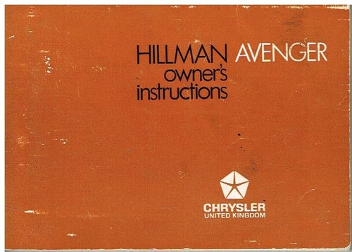 Hillman avenger 1250 1500 - hillman,