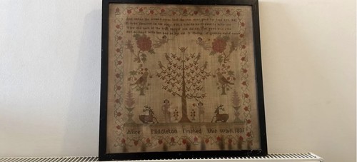 1831 antique needlework - antique,
