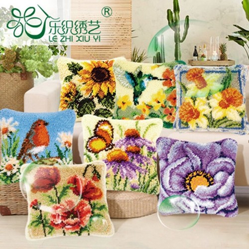 Flower plant cushion - cushion, cover