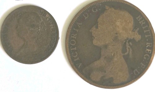 Victorian bun head 1888 penny - victorian,