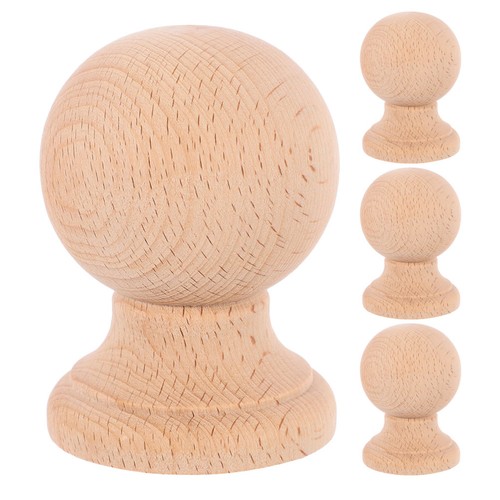 Pcs unfinished ball finials - pcs,