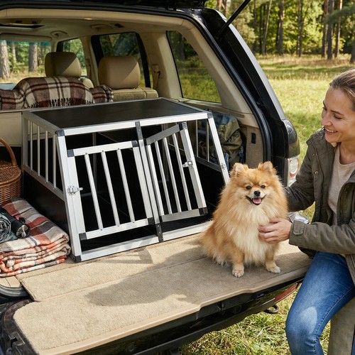 Aluminum pet travel cage dog - pet,