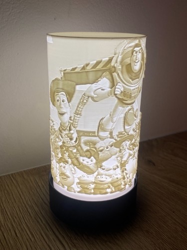 Toy story lithophane lamp - toy,