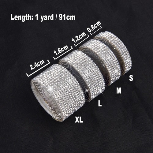Self adhesive bling - bling, silver
