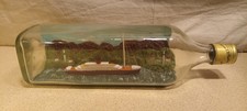 Vintage Ship In Bottle 29x8x8cm