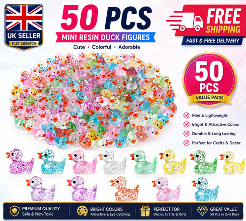 50pcs mini ducks colors - 50pcs,