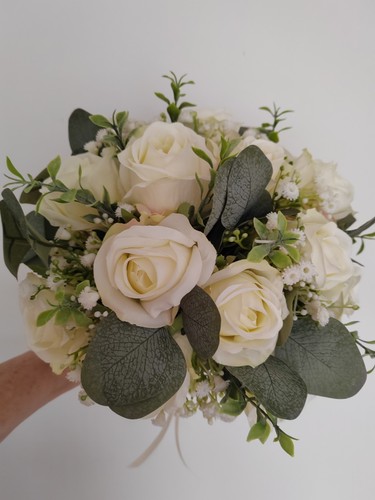 Sage ivory bridal - sage, bouquets