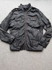 Superdry Leather Jacket Mens