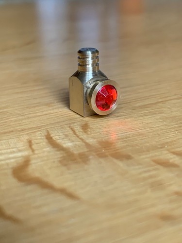 Brass red rear lamp mamod - lamp,