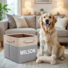 Personalised Dog Toy Box FREE
