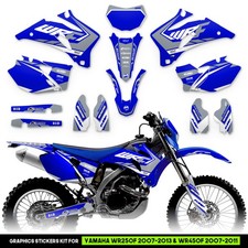 YAMAHA WR250F (2007 - 2013) WR450F (2007 - 2011) Graphic Decals Sticker Full Kit