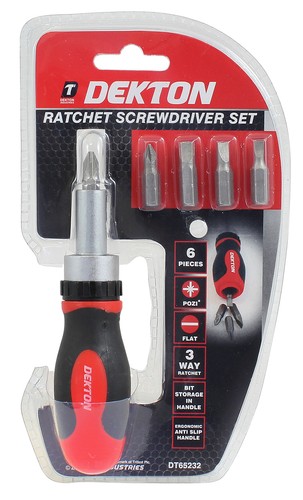 Dekton ratchet screwdriver and - dekton,