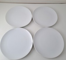 4 x Ikea White Side Plates Stoneware 20cm 12011-1