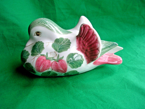 Hand painted mandarin duck - painted,