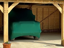 Soft Indoor Cover - Land Rover Series SWB & Land Rover Defender - DA2837GREEN