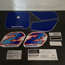 HONDA Z50R MONKEY BIKE 1992 DECAL STICKER SET INC TANK SIDES WARNING & HEAD TAG