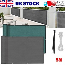 5M Privacy Garden Fence Panel Balcony UV Protection Shade Cover Screen Sunshade