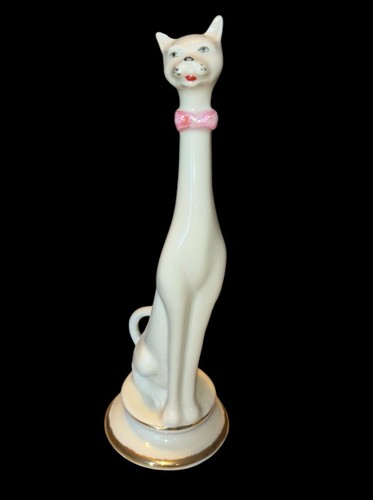 Porcelain slender siamese - siamese, cat