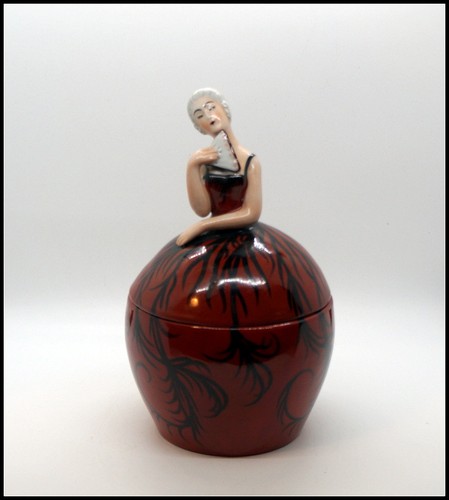 Vintage art deco lady robj - vintage,