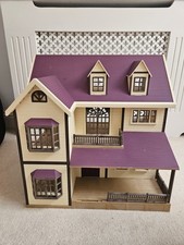 Sylvanian Families House on Hill Oakwood Manor Purple Roof Calico Critters RARE