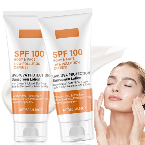 2pcs sunscreen spf - 2pcs, 100