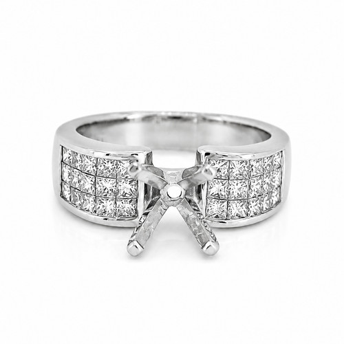 Semi mount bridal ring - semi, with