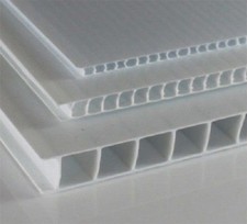 White Corrugated Fluted Board Polyprop Estate Agent For Sale Sign Sheet Plastic