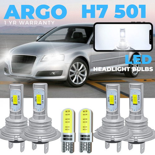 For audi led 6000k - 8p,